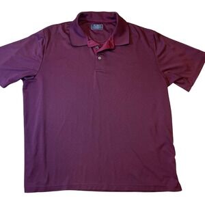Ben Hogan Performance‎ Polo Shirt Golf Athletic Training Purple Size L